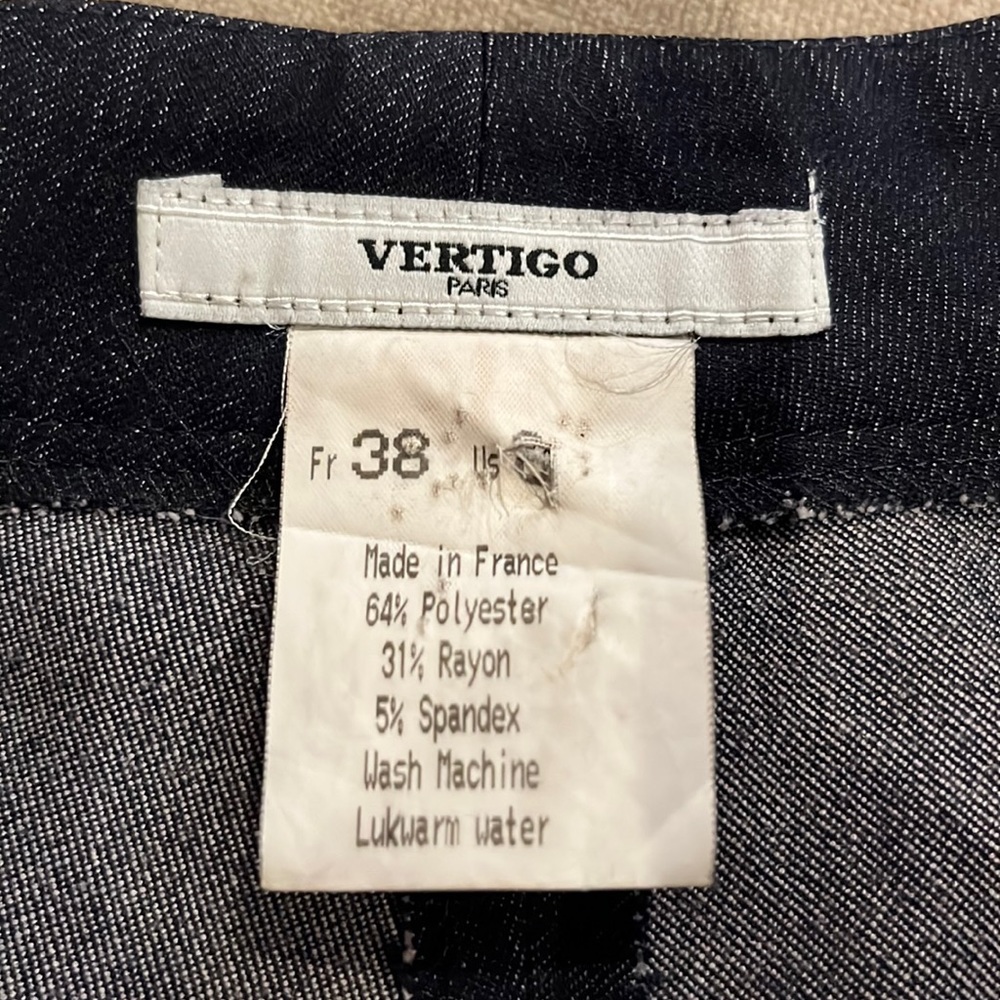 Vertigo Paris Denim Trousers Size 8 - Picture 4 of 9